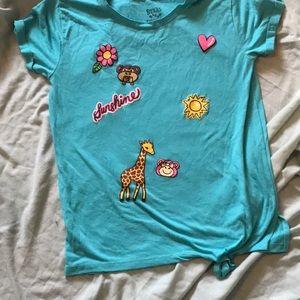 Turquoise Zoo shirt